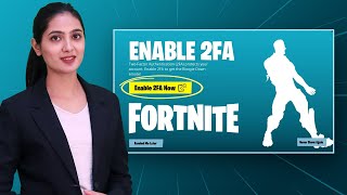 How to Enable 2FA on Fortnite  Turn On TwoFactor Authentication on Fortnite [upl. by Siednarb]