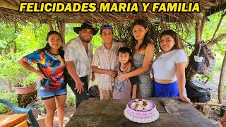 YA QUEREMOS PASTEL FELICIDADES MARIA EN SU CUMPLEAÑOS C2 [upl. by Nedia]