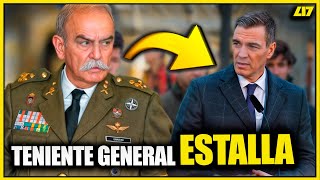 SÁNCHEZ INDIGNA a TENIENTE GENERAL del EJÉRCITO  LIBERTAD 17 [upl. by Ainav788]