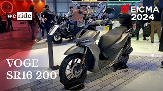 Voge SR16 200  LIVE da EICMA 2024 [upl. by Poppy]