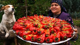 From Garden to Plate  Traditional Stuffed Bell Peppers [upl. by Balch]