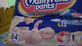 MamyPokopants Extra Absorb Diapers S48kg 84pieces pack unboxing [upl. by Avaria]