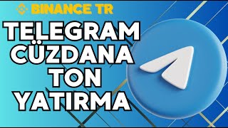 TELEGRAM CÜZDANA TON YATIRMA İŞLEMİ NASIL YAPILIR [upl. by Maible]