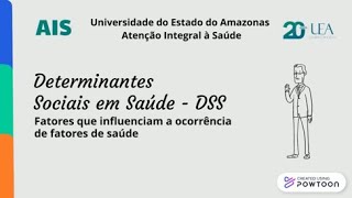 Determinantes Sociais em Saúde DSS [upl. by Aldarcy]