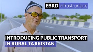 Introducing public transport in rural Tajikistan [upl. by Rentschler]