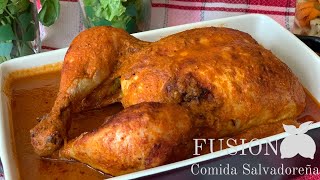 Como hacer POLLO HORNEADOsalvadoreñosalsa criollaautentica [upl. by Perl482]