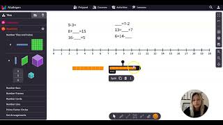 additionsubtration using number line [upl. by Bullock]