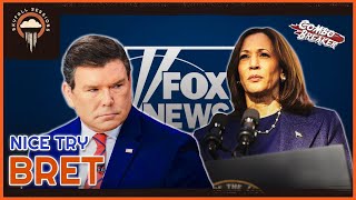 Kamala Harris COUNTERS Bret Baier with the ULTIMATE CCCCOMBO BREAKER  David Pakman Reacts [upl. by Male]