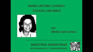 María Cristina Cournou  Todavía cantamos [upl. by Eicnan532]