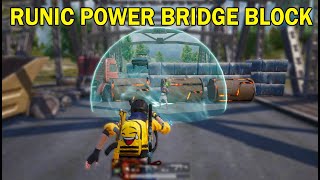 Runic Power Map Bridge Block with Fun on PUBGMOBILE [upl. by Emelina]