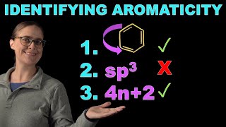 3 Criteria for Identifying Aromaticity with Practice Problems [upl. by Duomham]