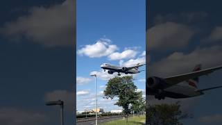 Plane spotting myrtle avenue BA 787 [upl. by Hachman]