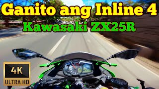 Kawasaki ZX25r  Orion Exhaust Pure Sound No wind noise 4K [upl. by Arlinda]