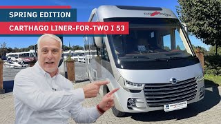 Wohnmobil CARTHAGO linerfortwo I 53 🤩 40920 € sparen SPRING EDITION Bonusmodell [upl. by Sowell]