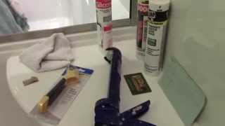 How to remove and replace moldy shower caulk [upl. by Steele]