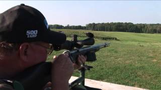 500 Yard Shot with Johnston Muzzleloader [upl. by Atiuqad]