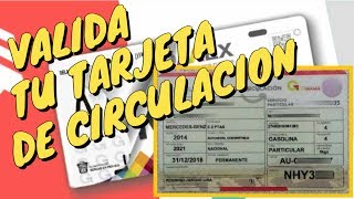 COMO VALIDAR TU TARJETA DE CIRCULACION  FN AUTOS [upl. by Buehler]