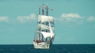 Germany Rostock  Warnemünde Hanse Sail HD 1080P [upl. by Anihs]