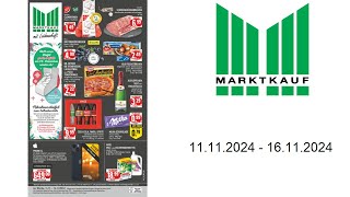 Marktkauf Prospekt DE  vom 1111 bis 16112024 [upl. by Madalena]