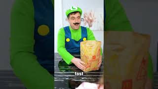 Never Choose Fast Food Over Pasta supermario familygamestories [upl. by Buyer]