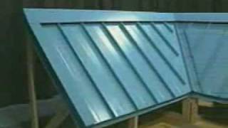 Vintage Video Series How to Install Standing Seam Metal Roof  Dutch Seam Installation [upl. by Delos]