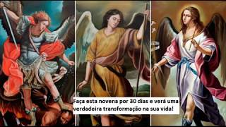 Arcanjos Gabriel Rafael e Miguel Trintena👼👼👼 [upl. by Ibbob434]