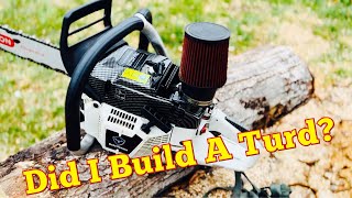 Did I Build A Turd Build And First Cuts In One Video Holtzfforma 372 Chainsaw [upl. by Gnouv]