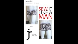 014 SHOW OFF BOXER BRIEF Sew It Like A Man [upl. by Notsae548]