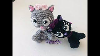 Gato en crochet amigurumis by Petus [upl. by Ioved]