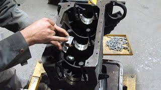 1964  TR4 Engine rebuild  Part 1  How To Determine The Bearings Size [upl. by Naibaf]