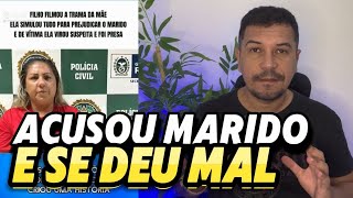 FILHO FILMA E LIVRA PAI DE SER PRESO DE FALSA ACUSAÇÃO DA MÃE [upl. by Nomzzaj]