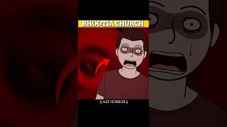 HORROR ANIMATED STORY  haunted church horrorstories [upl. by Llenrrad]