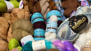 Thrift Store Yarn Score HUGE yarnhaul [upl. by Gnes440]