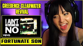 Creedence Clearwater Revival  Fortunate Son  FIRST TIME REACTION [upl. by Elyad]