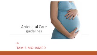 Antenatal Care Guidelines [upl. by Llewsor446]