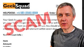 Geek Squad Invoice Scam February 2024 [upl. by William932]