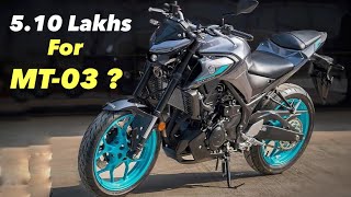 2024 Yamaha MT03 Launched 5 Laakh Ka 💩😂 1 Lakh Discount  Exhaust Sound  On Road Price [upl. by Assenav]