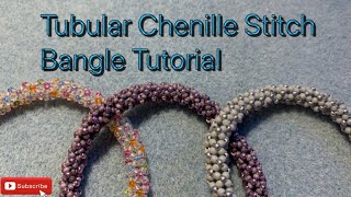 How to Tubular Chenille Stitch Tutorial easy to follow guide [upl. by Fariss]