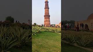 Tallest Minaret Qutub Minar 72m history travel ancienthistory [upl. by Eliott]