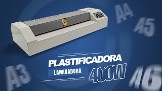 Plastificadora Laminadora Poliseladora A3A4A5A6 400w  Tander [upl. by Ellasal895]