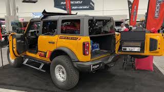 Impressive Customized 2022 Ford Bronco Rock Slide Accessorized Review  AutoMotoTube [upl. by Cordey]