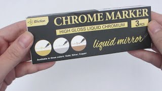 The BEST Liquid Chrome Markers Currently on the Market  FULL DEMO [upl. by Ahsekam]