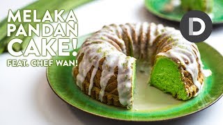 Pandan Cake Recipe Feat CHEF WAN [upl. by Dnarud]