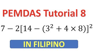 PEMDAS Tutorial 8 PEMDAS with Nested Parentheses [upl. by Peck]