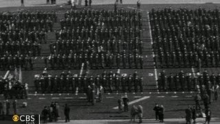 JFK tribute 1963 ArmyNavy football game honored assassinated president [upl. by Sucramrej]