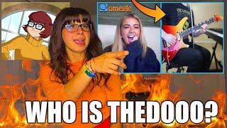 VELMA SCOOBY DOOO Reacts TheDooo Guitarist AMAZES strangers on OMEGLE with a TALKBOX REACTION [upl. by Almeta613]