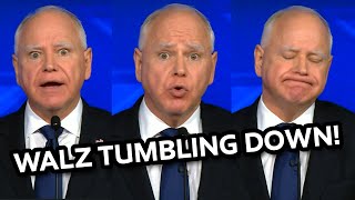 Tim Walz is Tumbling Down  The Debate Meltdown EXPLAINED [upl. by Hazeghi]