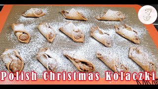 Polish Christmas Cookies 🎅🎄 Kolaczki Cookies  christmascookies kolachi ciasteczka [upl. by Eseyt398]