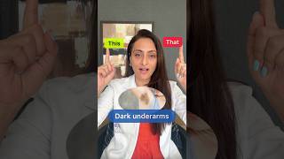 Dark underarms  how to improve  dermatologist [upl. by Ardeid]