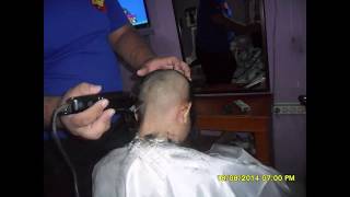 A Hairstylist Gets Headshave By Her Friend YA19112019 eXtreme Haircut [upl. by Gearalt]